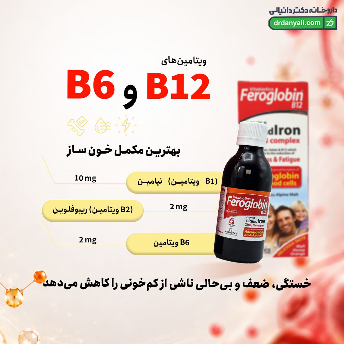شربت فروگلوبین B12 ویتابیوتیکس