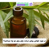 خواص روغن درخت چای برای مو