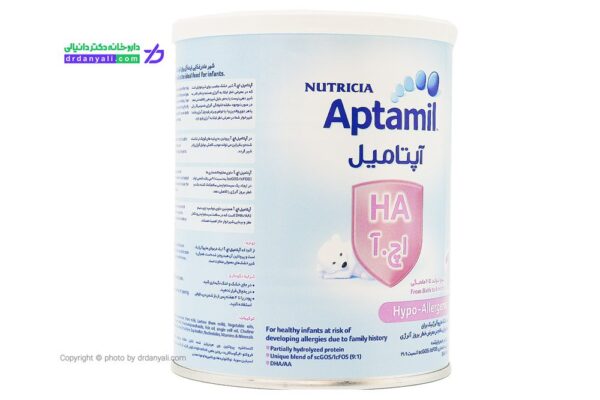 شیر خشک آپتامیل اچ آ ۱ نوتریشیا 400 گرمی از بدو تولد تا ۶ ماهگی