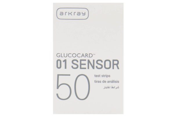 نوار تست قند خون آرکری مدل glucocard-01 sensor