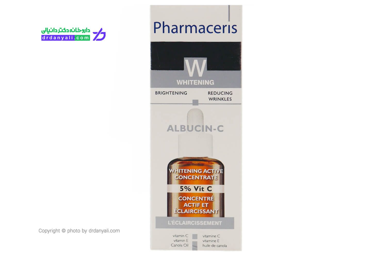 سرم ویتامین C روشن کننده و جوان کننده فارماسریز (VitC 5%) مدل Albucin-C ...