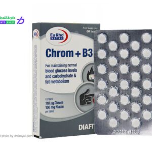 قرص کروم و ویتامین b3 یوروویتال