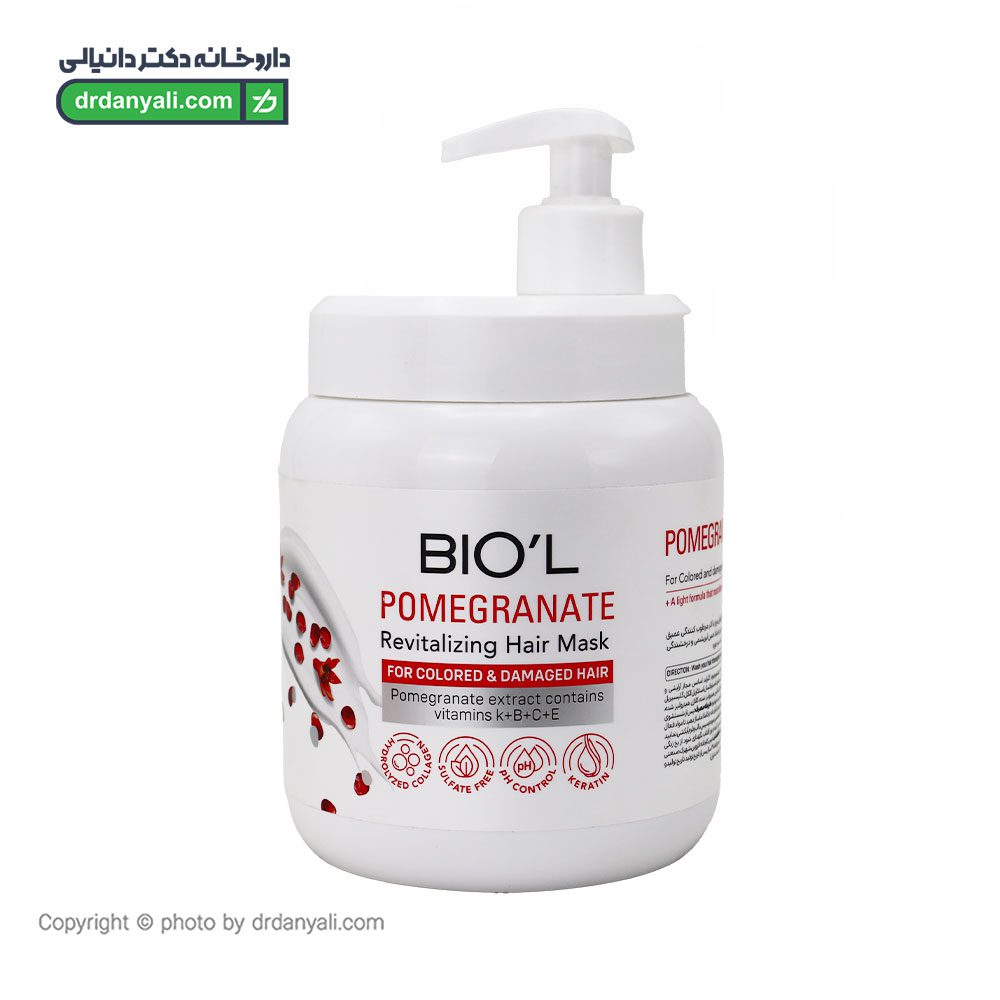ماسک موی حاوی عصاره‌ انار بیول