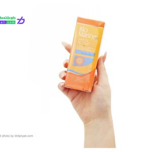 کرم ضد آفتاب رطوبت رسان بی‌ رنگ SPF50 بايومارين