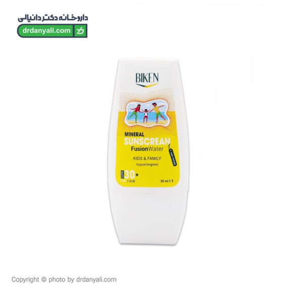 ضد آفتاب کودک spf30 فیوژن واتر بیکن