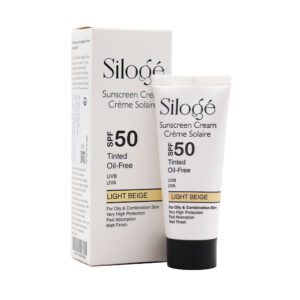 کرم ضد آفتاب رنگی پوست چرب SPF50 سیلوژه