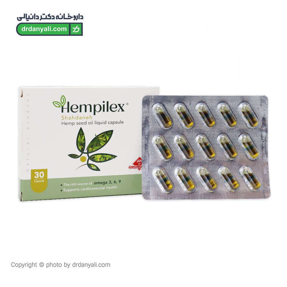 کپسول روغن شاهدانه گیاه اسانس