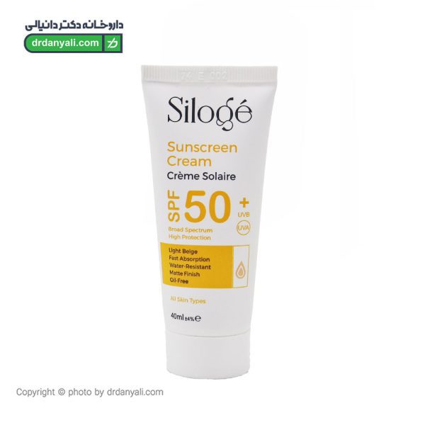 کرم ضد آفتاب رنگی SPF50 سیلوژه