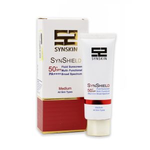 فلوئید ضد آفتاب رنگی ساین شیلد SPF50 ساین اسکین