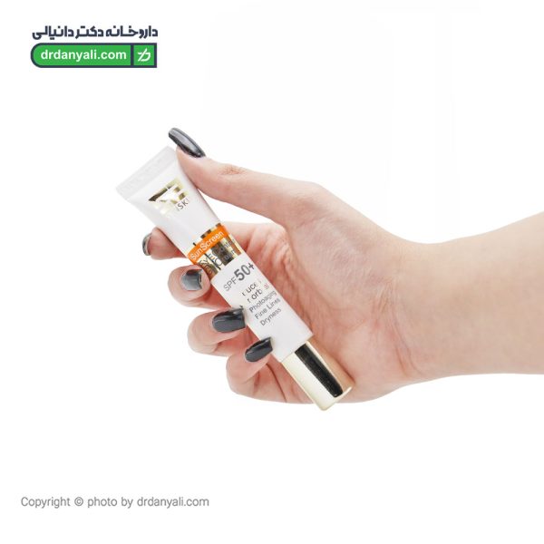 کرم ژل دور چشم ضد آفتاب SPF50 ساین اسکین