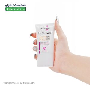 فلوئید ضد آفتاب روشن کننده ترنکسید SPF50 درمالیفت