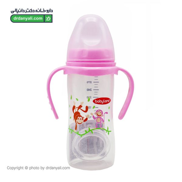 شیشه شیر دسته دار آنتی کولیک بیبی لند