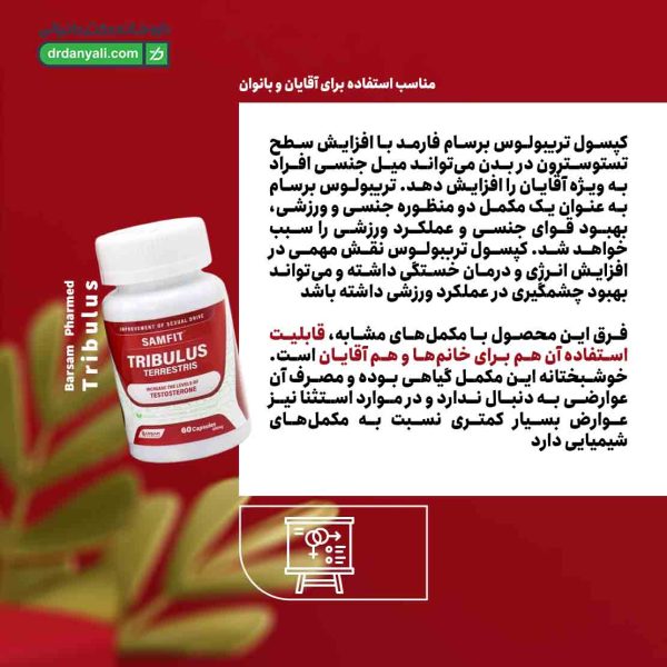 کپسول تریبولوس برسام فارمد