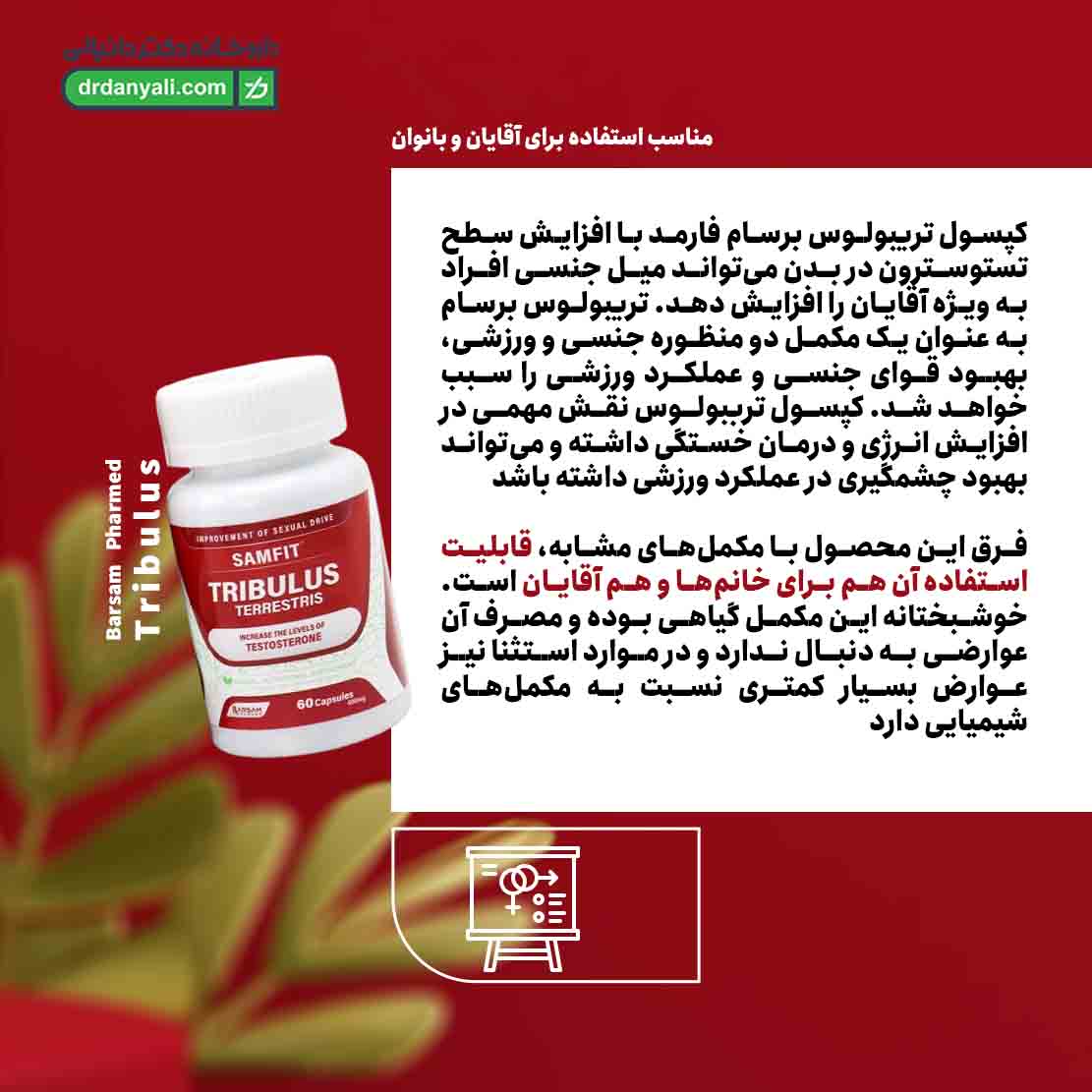 کپسول تریبولوس برسام فارمد