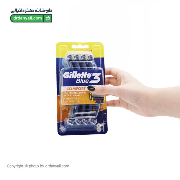 تیغ اصلاح ژیلت کامفورت بلو تری