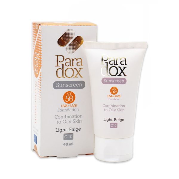 ضد آفتاب رنگی SPF50 پوست مختلط تا چرب پارادوکس