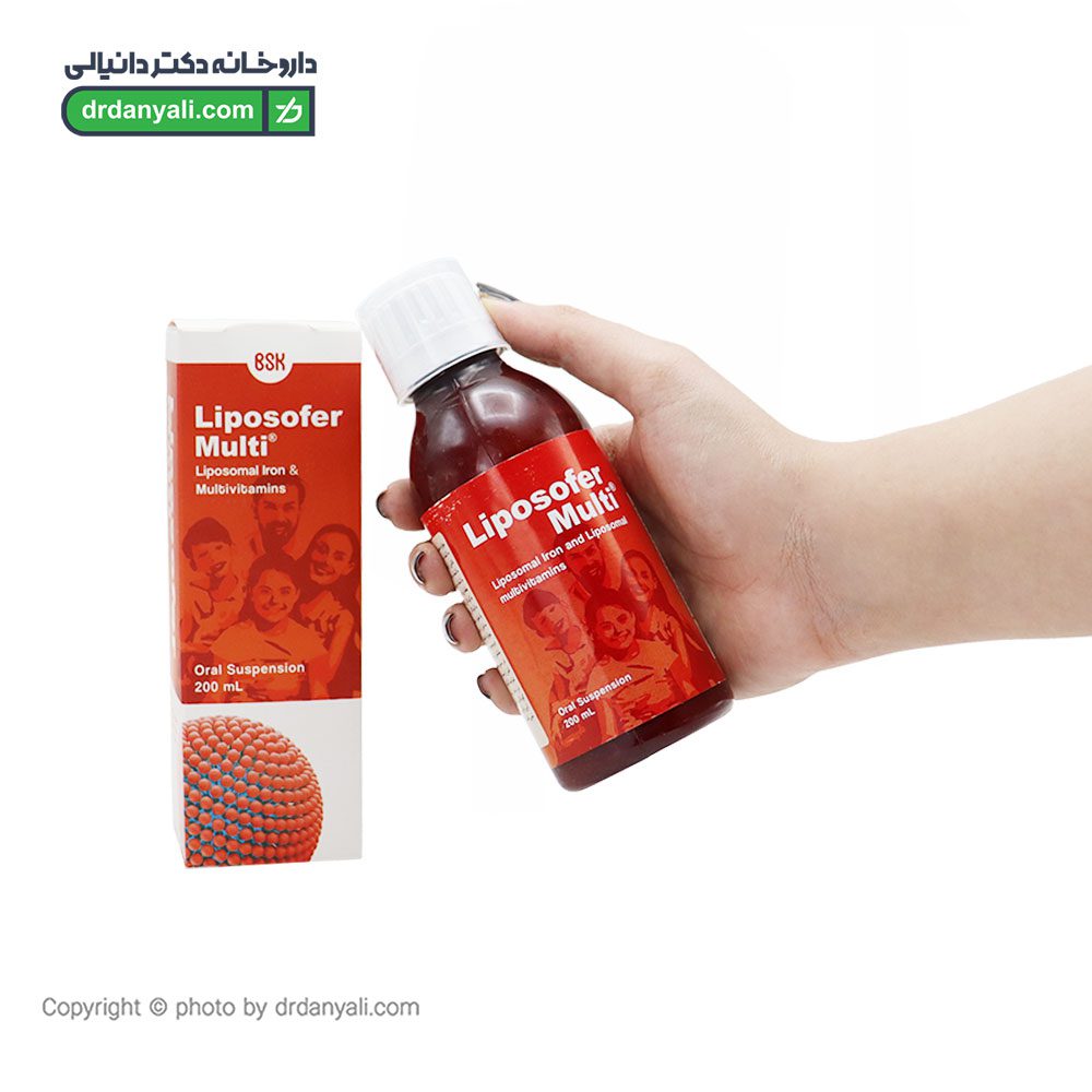 قطره خوراکی آهن لیپوزوفر مولتی بی اس کی