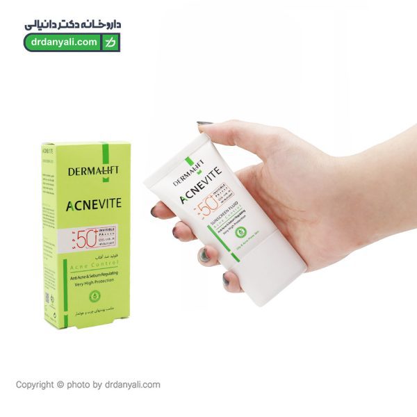 فلوئید ضد آفتاب آکنویت SPF50 درمالیفت