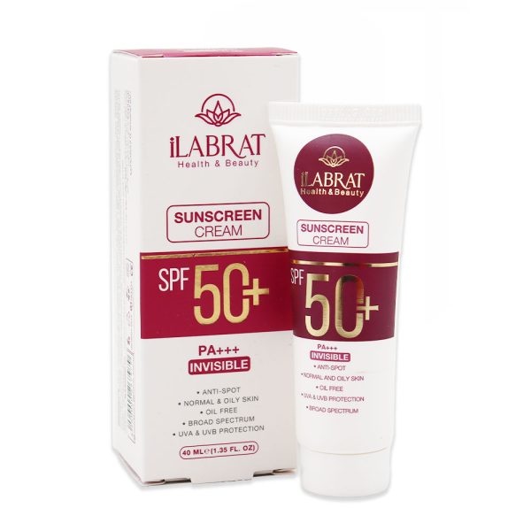ضدآفتاب بی رنگ SPF50 ایلابرت
