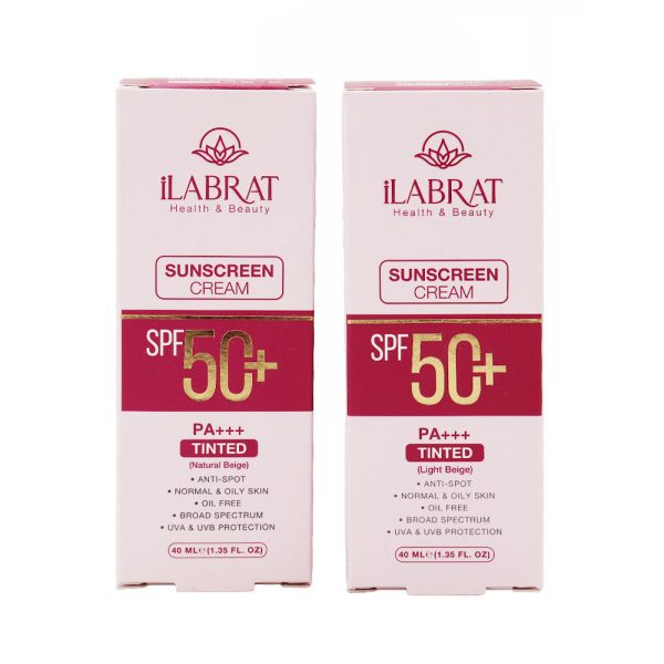 کرم ضد آفتاب رنگی spf50 ایلابرت