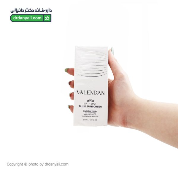 فلوئید ضد آفتاب ضد لک SPF50 ولندان