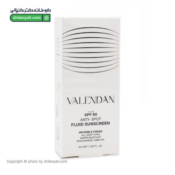 فلوئید ضد آفتاب ضد لک SPF50 ولندان