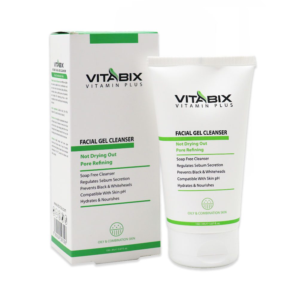 Vitabix Facial Gel Cleanser for Oily Skin ژل شستشو صورت مناسب پوست چرب ویتابیکس