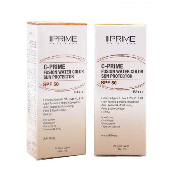فلوئید ضد آفتاب SPF50 فیوژن واتر پرایم