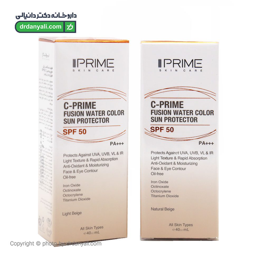 فلوئید ضد آفتاب SPF50 فیوژن واتر پرایم