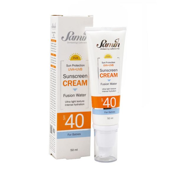 ضد آفتاب فیوژن واتر کودکان SPF40 ثمین