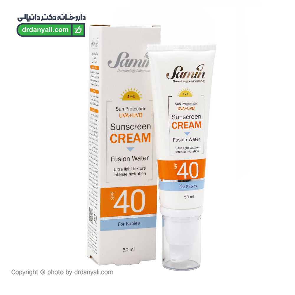 ضد آفتاب فیوژن واتر کودکان SPF40 ثمین