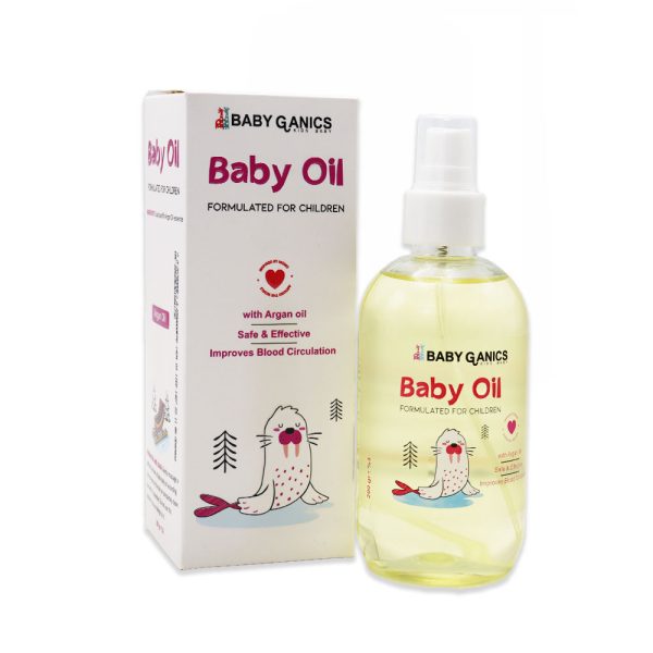 روغن ماساژ کودک بیبی گانیکس
