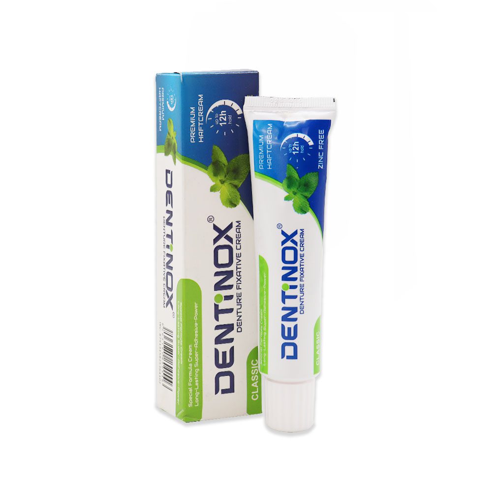 Dentinox denture fixative cream چسب دندان مصنوعی دنتینوکس