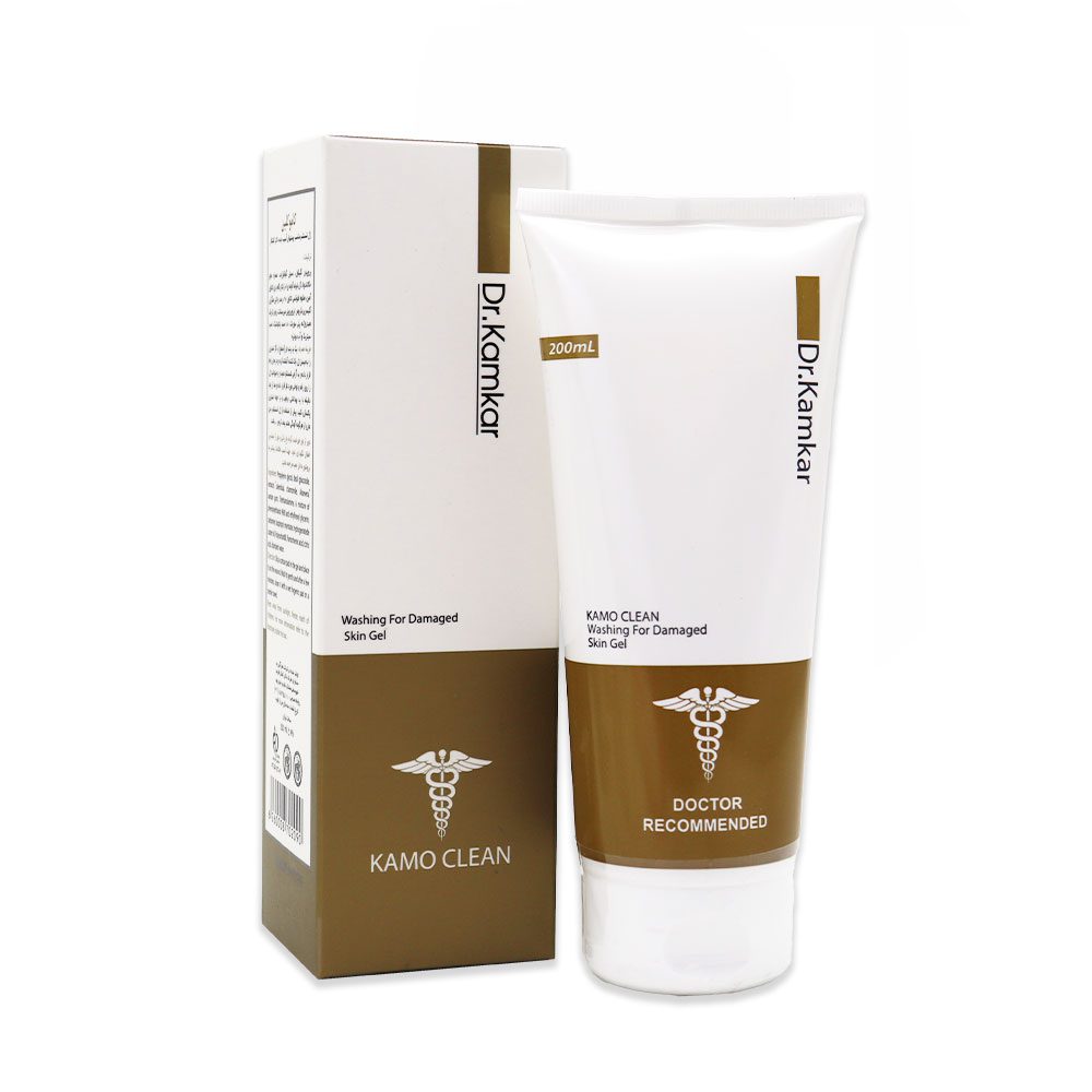 Dr Kamkar Kamo Clean Washing for Damaged Skin Gel ژل شوینده کاموکلین دکتر کامکار