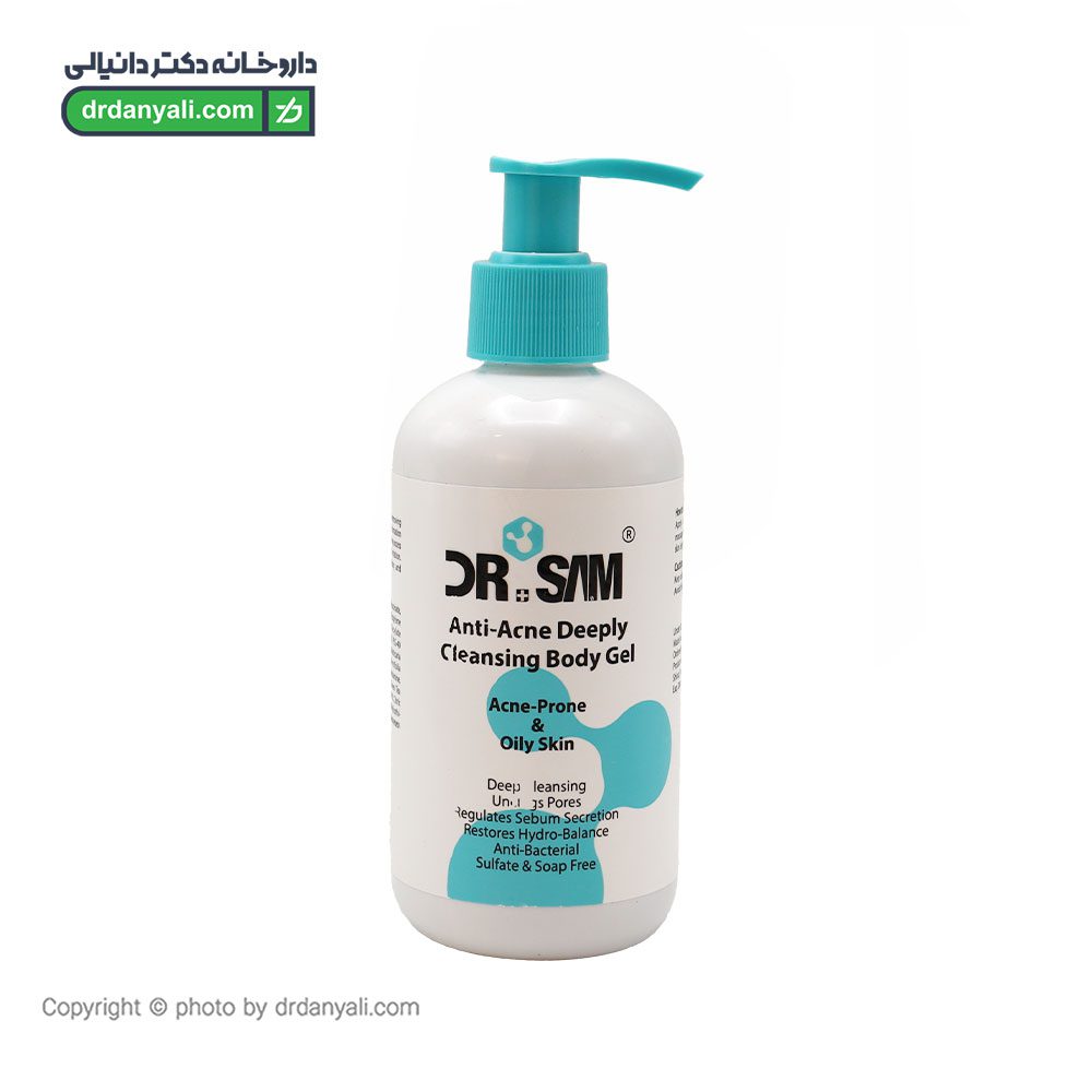 ژل شستشوی پوست چرب دکتر سام