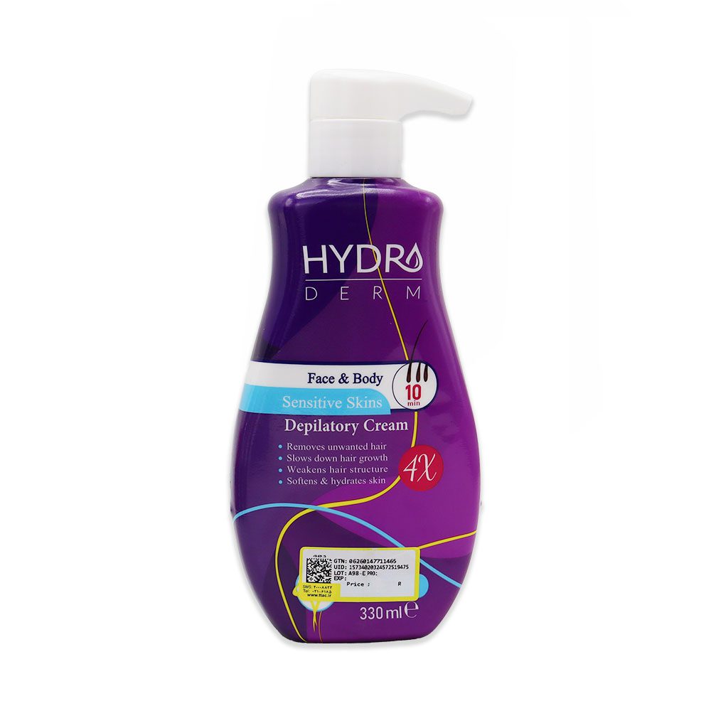 Hydroderm Face  Depilatory Cream Sensitive Skin کرم موبر صورت و بدن بانوان پوست حساس هیدرودرم