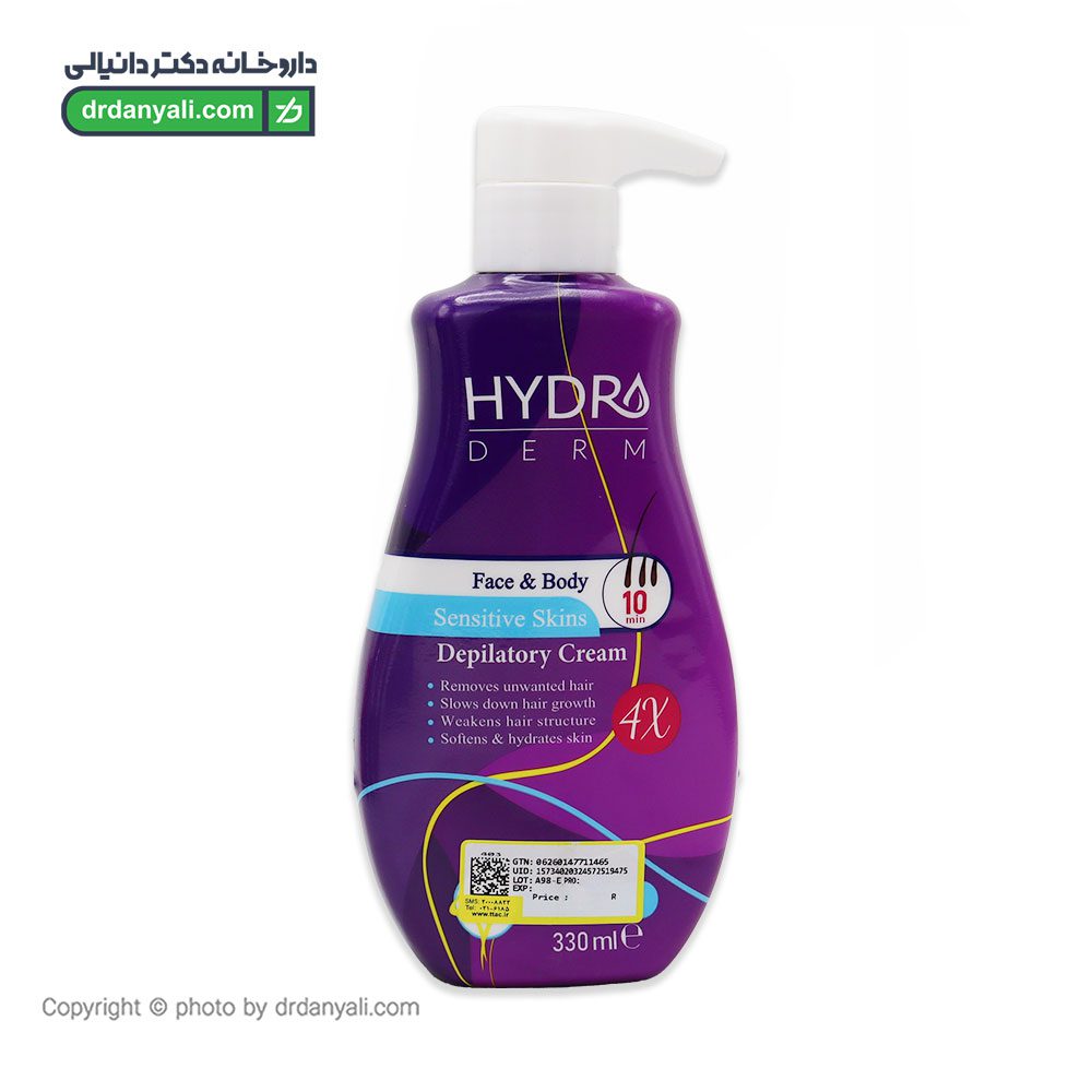 کرم موبر صورت و بدن بانوان پوست حساس هیدرودرم