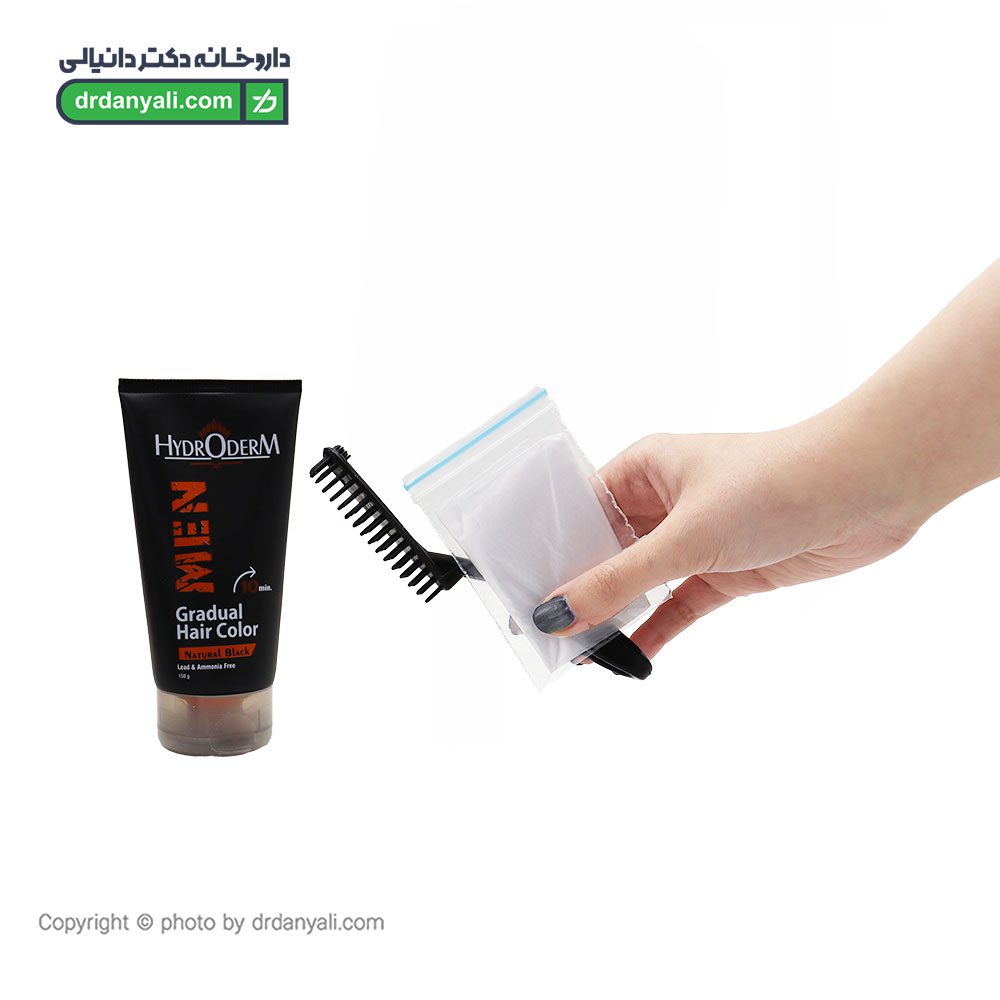 کرم رنگ موی تدریجی آقایان هیدرودرم