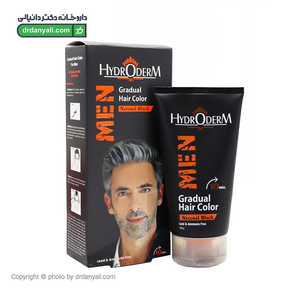 کرم رنگ موی تدریجی آقایان هیدرودرم