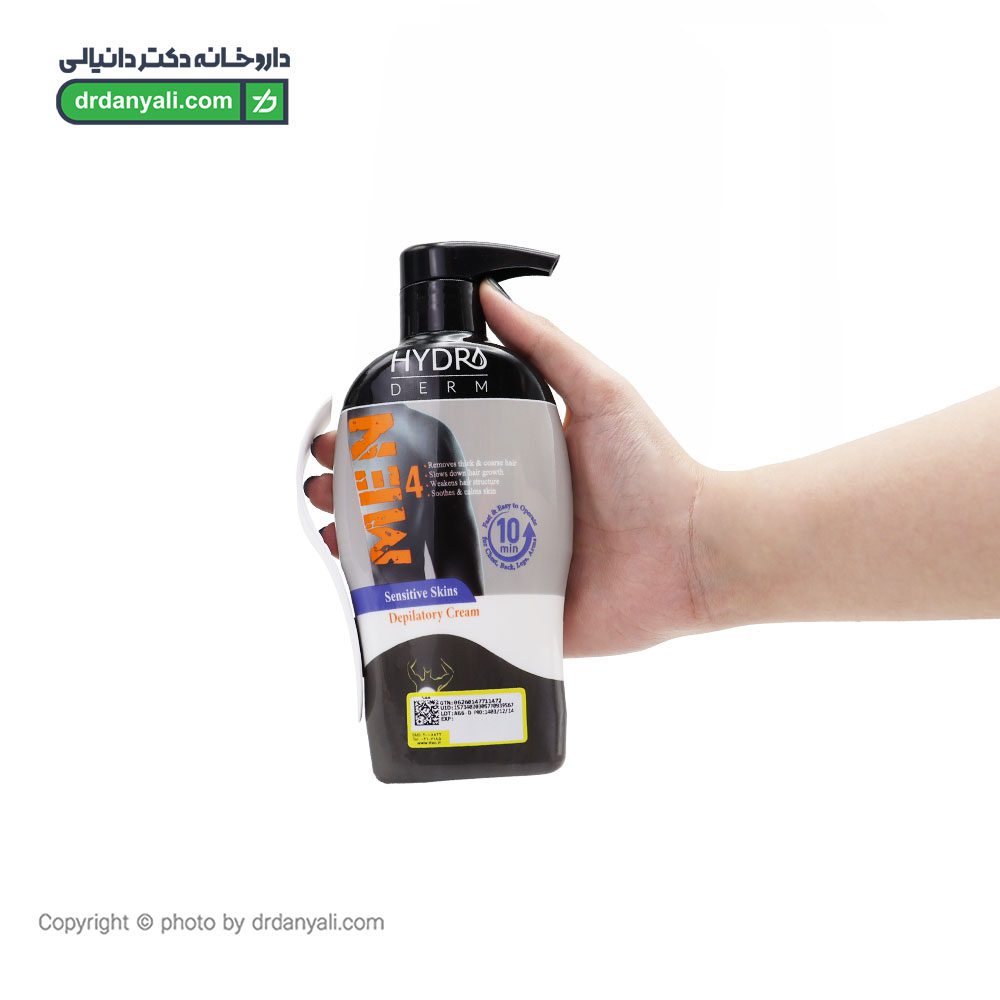 کرم موبر بدن آقایان پوست حساس هیدرودرم