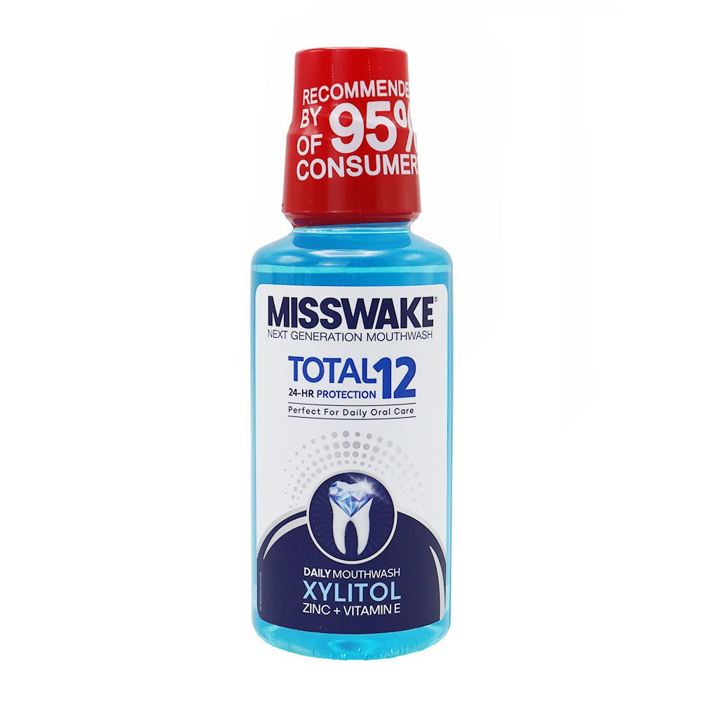 Misswake Mouth Wash Total 12 Xylitol دهان شویه کامل 12 کاره زایلیتول میسویک