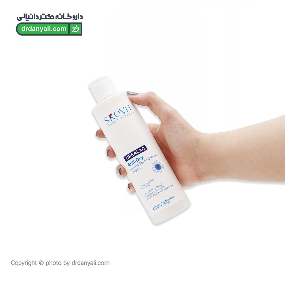شامپو رطوبت رسان مو 5 درصد اوره اسکوویت