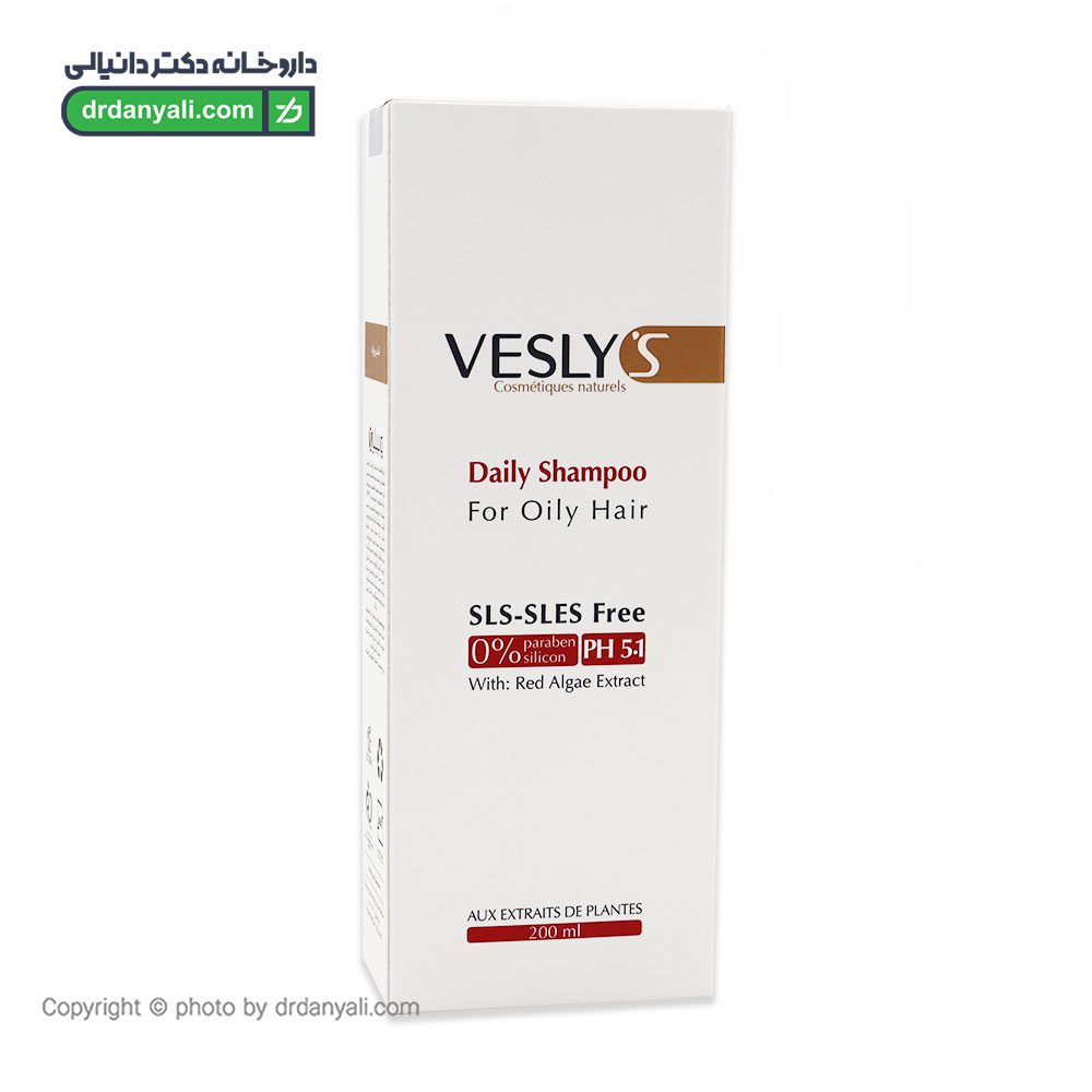 شامپو روزانه موی چرب جلبک قرمز وسلی