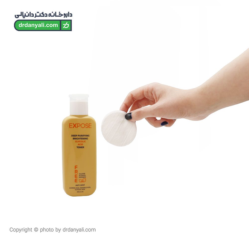 تونر گلیکولیک اسید اکسپوز