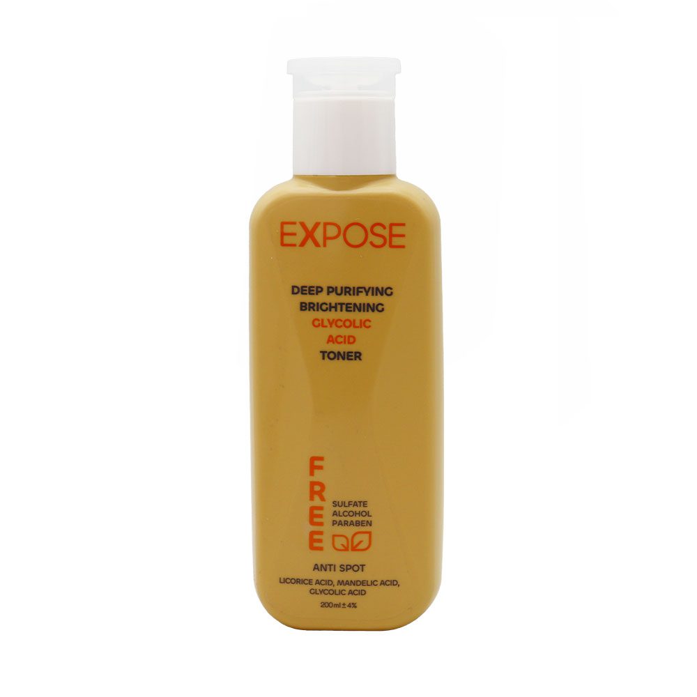 expose deep purifying glycolic acid toner تونر گلیکولیک اسید اکسپوز