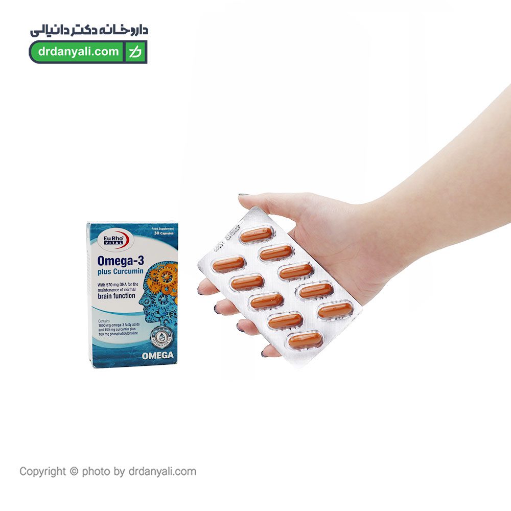 کپسول امگا 3 پلاس کورکومین یوروویتال