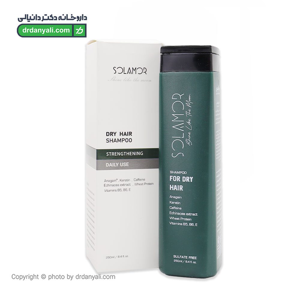 شامپو تقویت کننده موی خشک سولامور