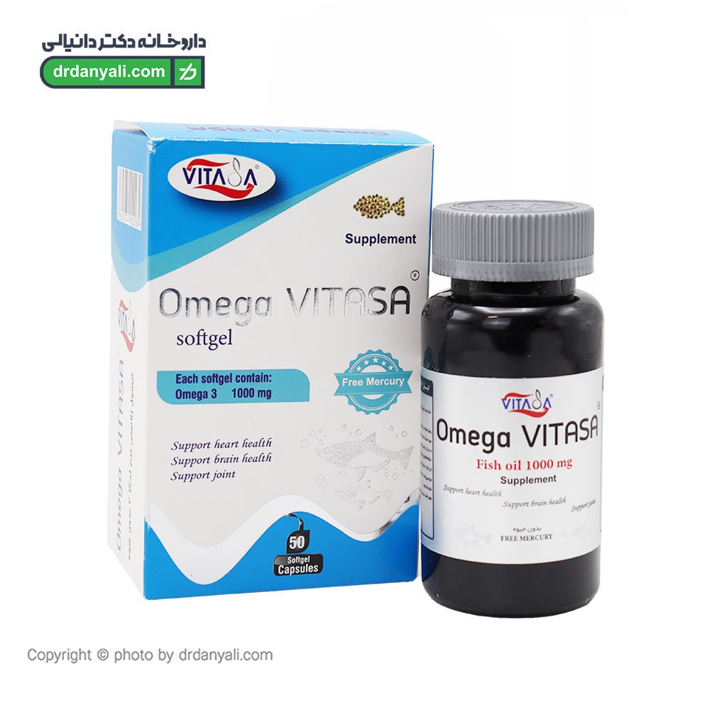 سافت ژل امگا 3 1000 میلی گرم ویتاسا