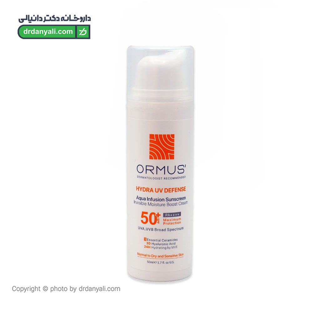 کرم ضد آفتاب و آبرسان SPF50 اورموس