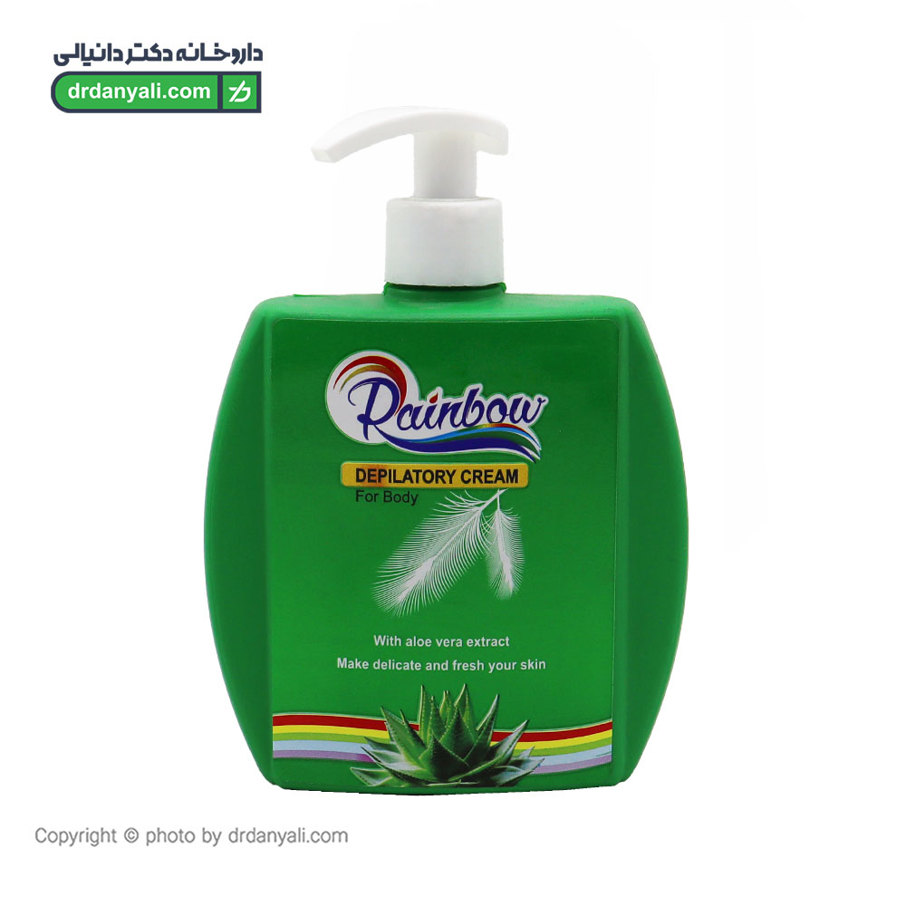 کرم موبر بدن حاوی آلوئه ورا رینبو